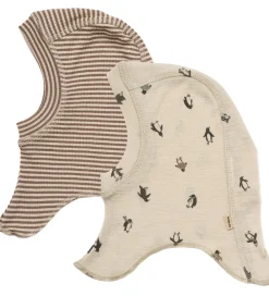 Wheat Elefanthuer*Elefanthuer - Uld - 2-Pak - Felix - 1-lags - Penguins