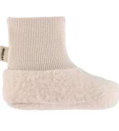 Hjemmesko-Wheat Futter - Uldfleece - Lei - Pale Lilac