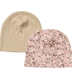 Huer Og Hatte-Wheat Hue - 2-pak - Aidan - Rose Powder Flowers