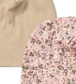 Huer Og Hatte-Wheat Hue - 2-pak - Aidan - Rose Powder Flowers