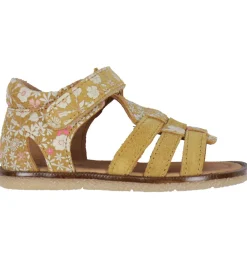 Wheat Sandaler*Sandaler - Bray - Tan White Flowers