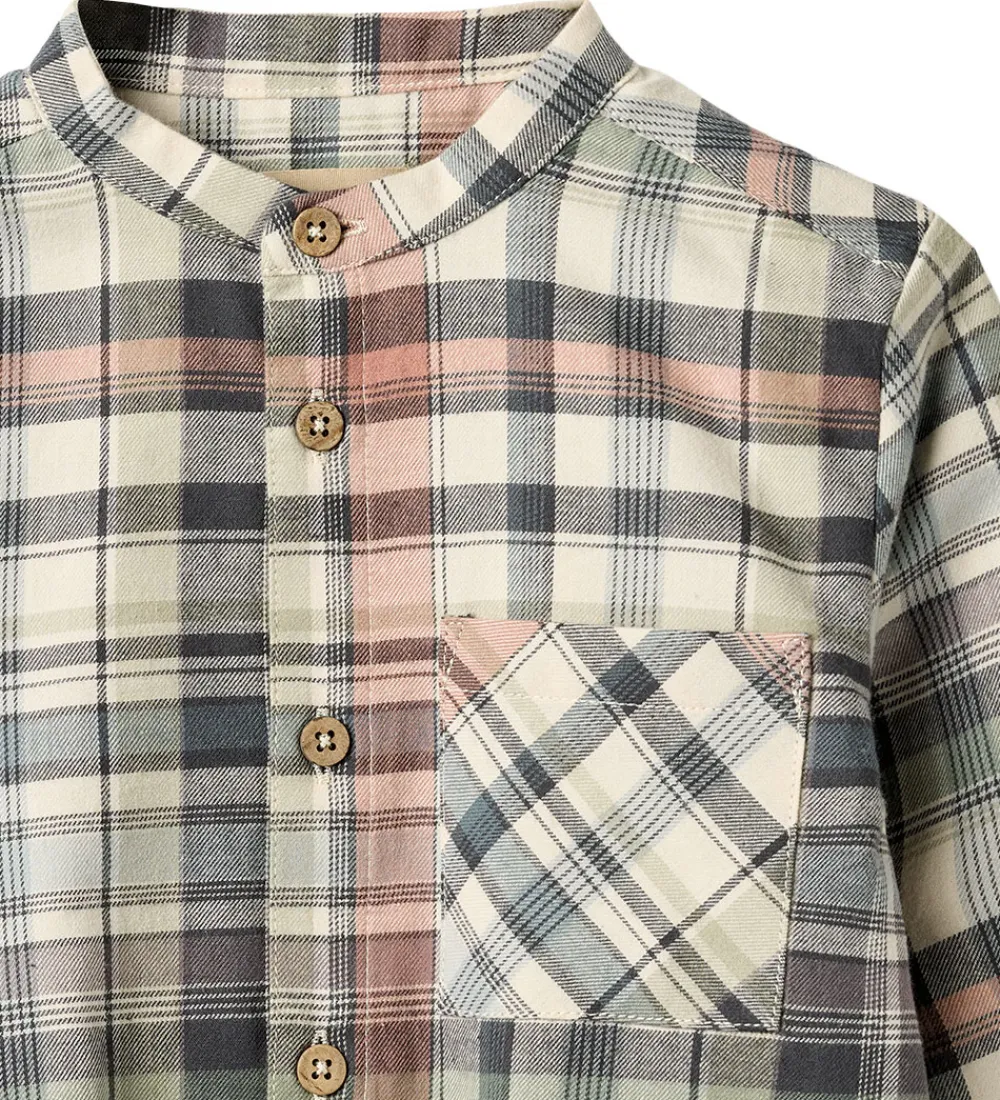 Skjorter-Wheat Skjorte - Jonas - Multi Check
