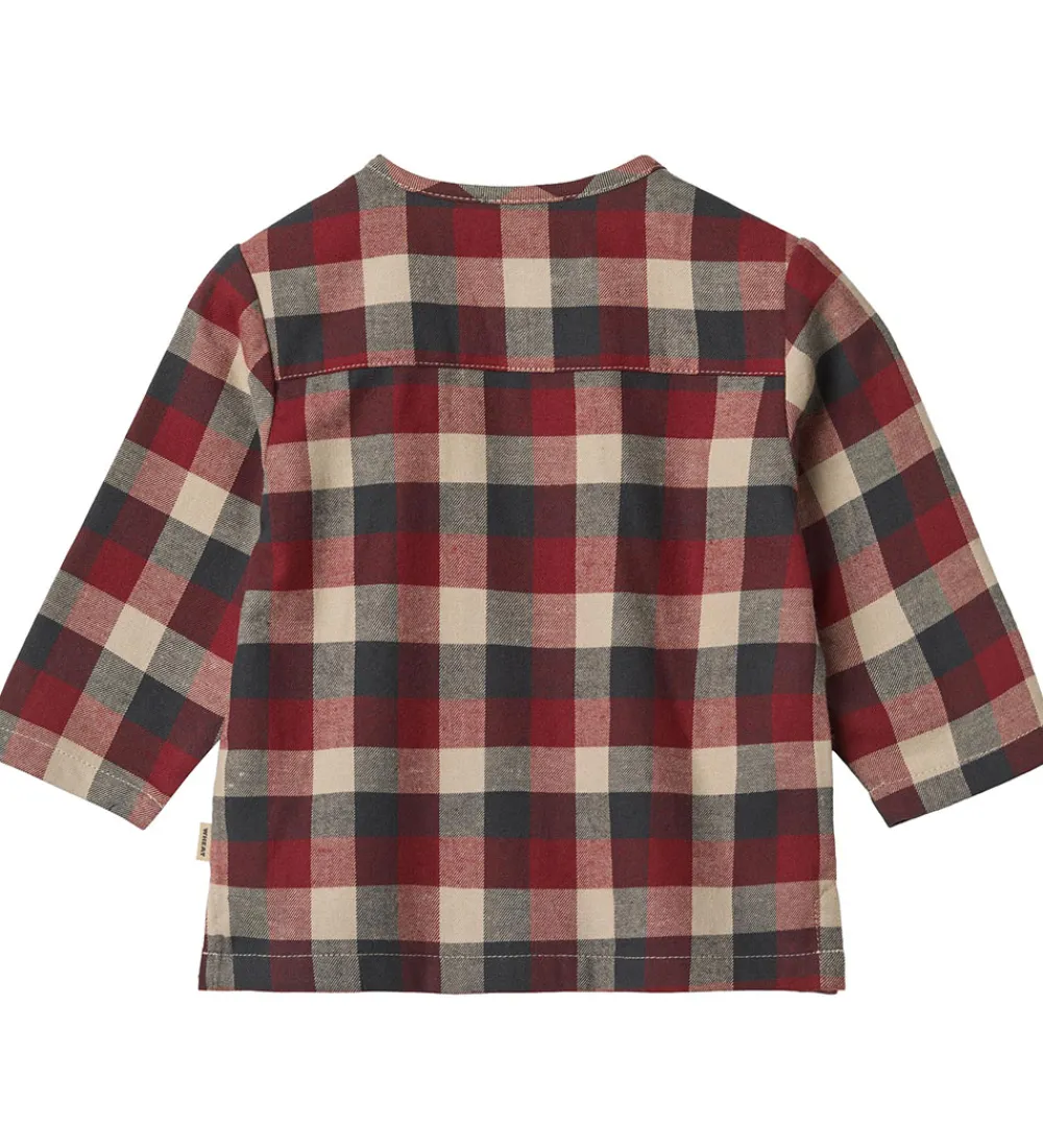 Wheat Skjorter*Skjorte - Shelby - Red Blue Check