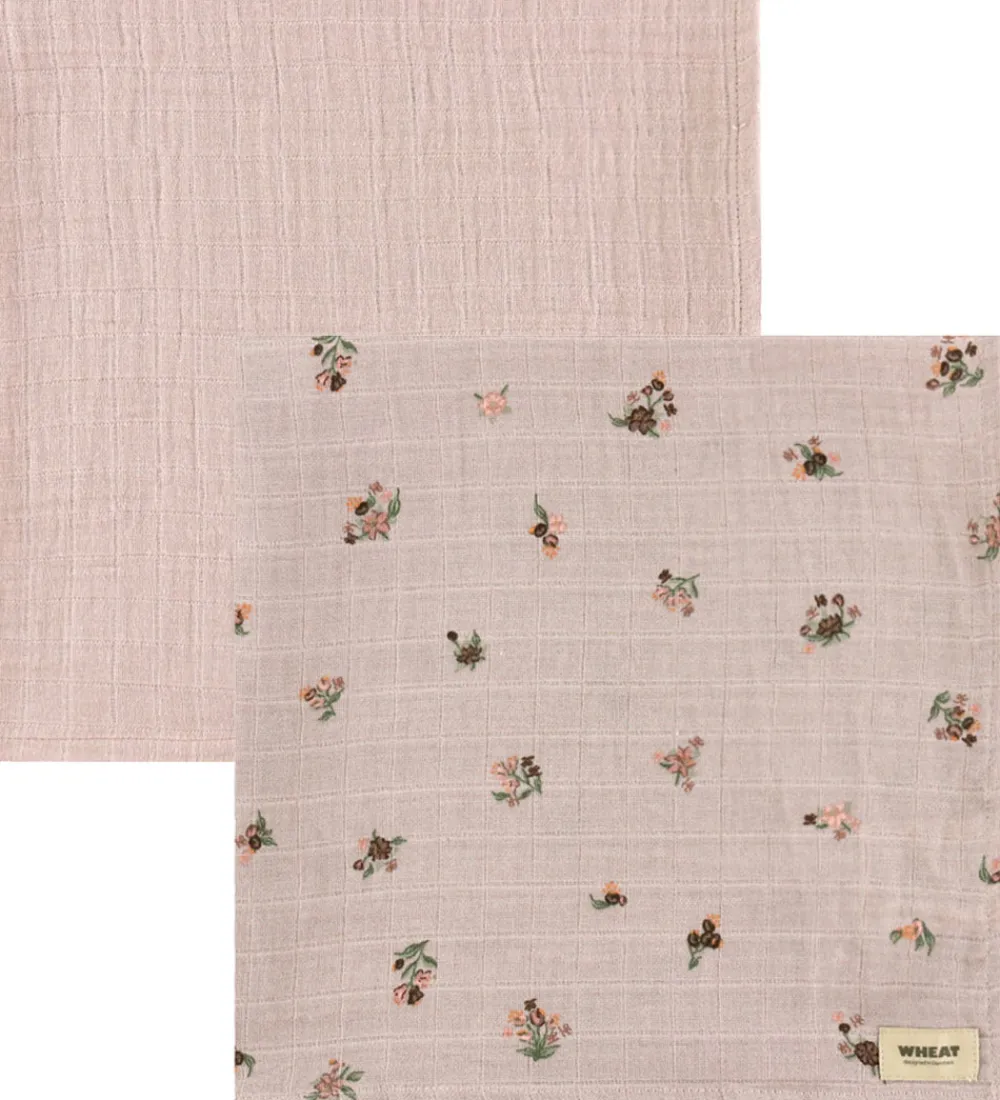 Wheat Stofbleer|Pusletid*Stofbleer - 2-Pak - 65x65 cm - Muslin Kaja - Soft Lilac