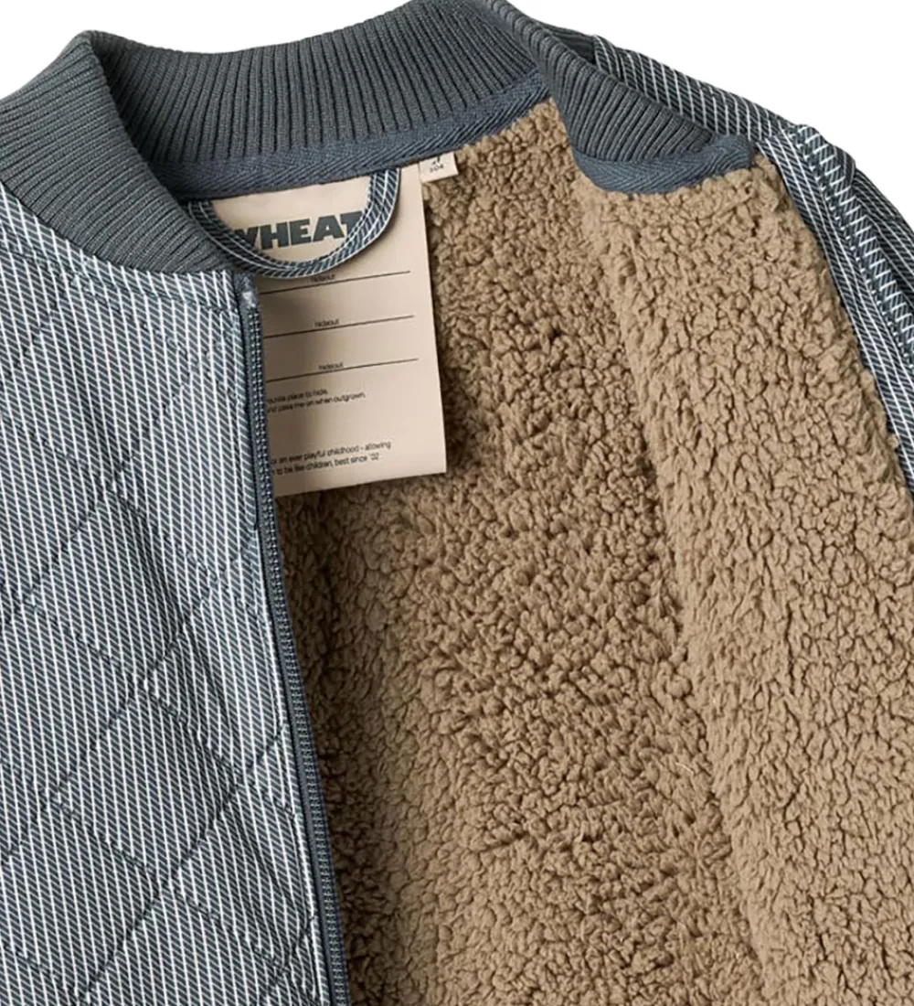 Termotøj-Wheat Termojakke m. Fleece - Benni - Ink Stripe