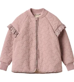 Wheat Termotøj*Termojakke m. Fleece - Ellas - Warm Rose m. Blomster
