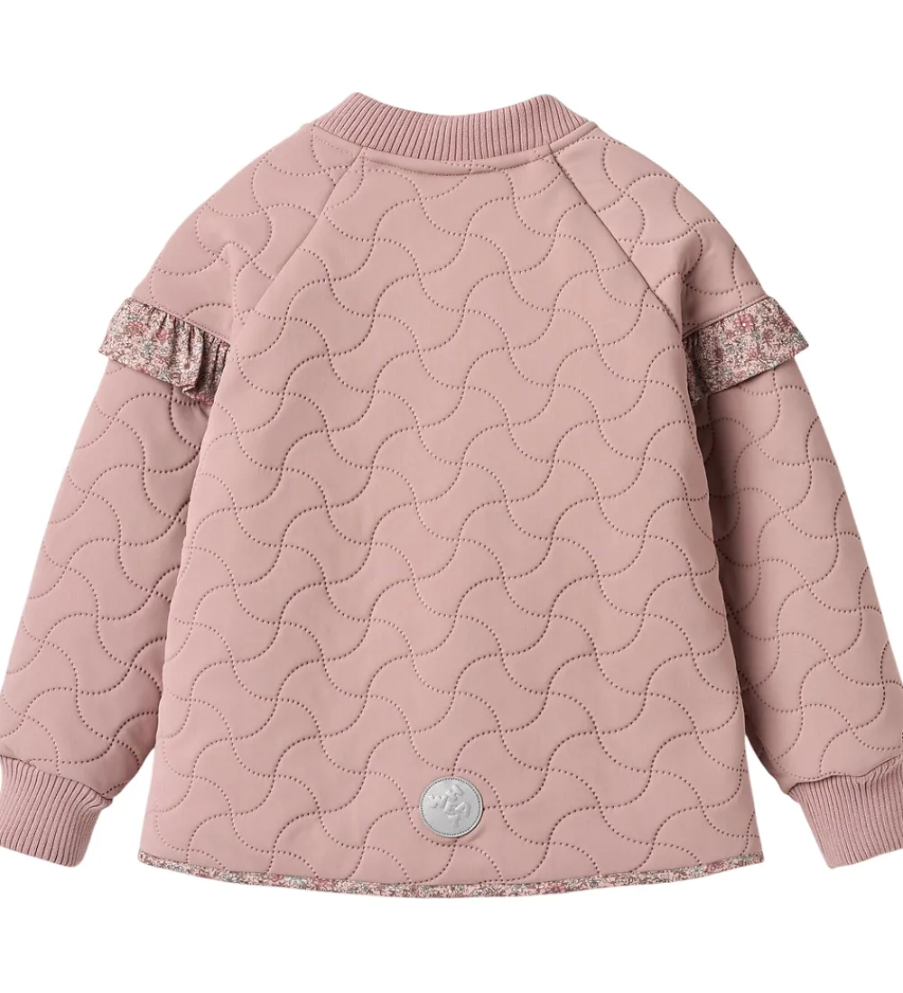 Wheat Termotøj*Termojakke m. Fleece - Ellas - Warm Rose m. Blomster