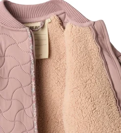 Wheat Termotøj*Termojakke m. Fleece - Ellas - Warm Rose m. Blomster