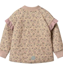 Termotøj-Wheat Termojakke m. Fleece - Ellas - Mellow Peach Tapestry