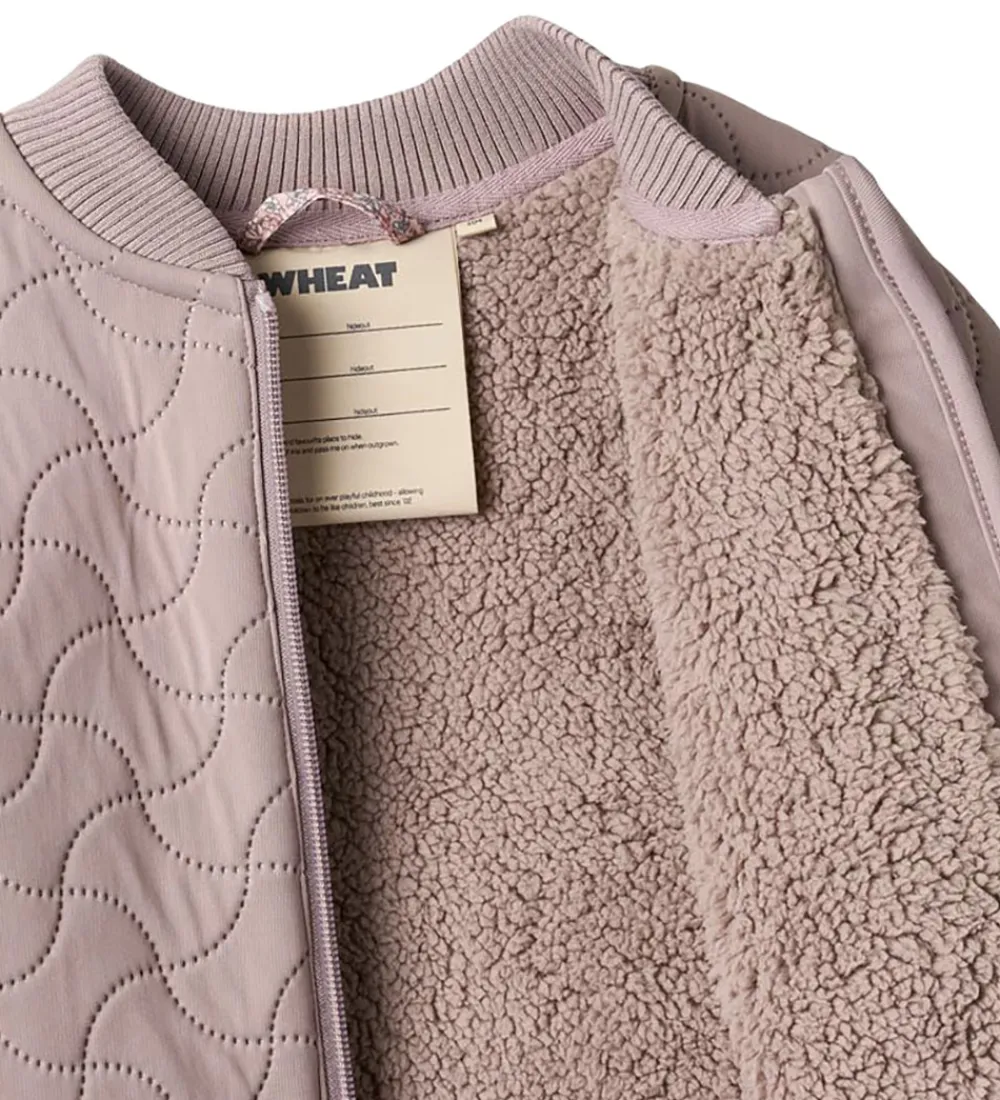 Wheat Termotøj*Termojakke m. Fleece - Helga - Dusty Purple