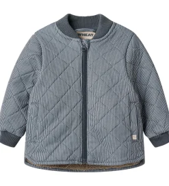 Termotøj-Wheat Termojakke m. Fleece - Benni - Ink Stripe