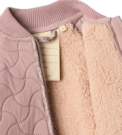 Wheat Termotøj*Termojakke m. Fleece - Ellas - Warm Rose m. Blomster