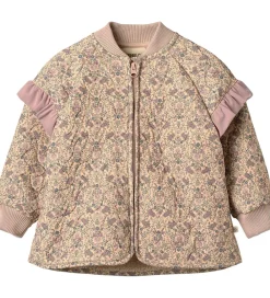 Termotøj-Wheat Termojakke m. Fleece - Ellas - Mellow Peach Tapestry