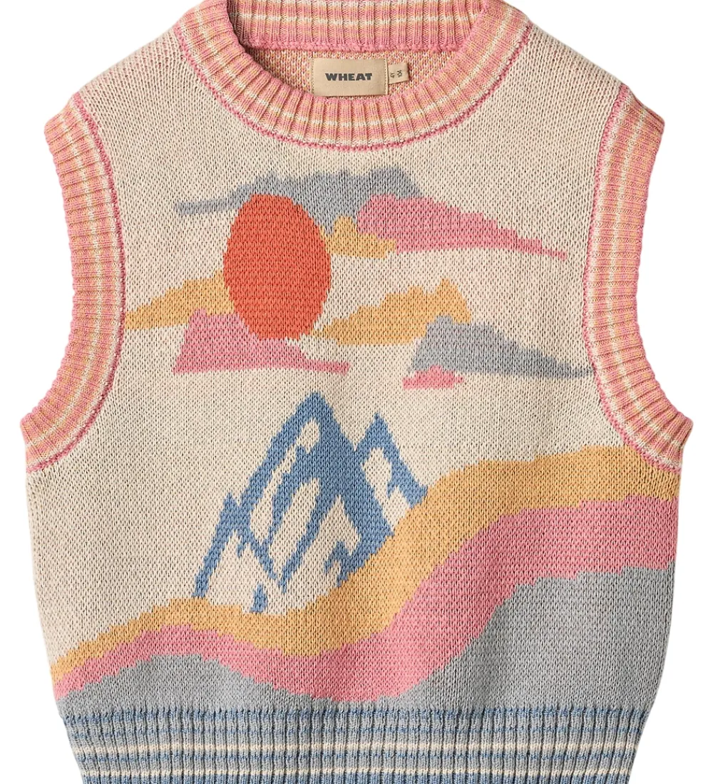Wheat Veste*Vest - Strik - Maria - Beige/Multi