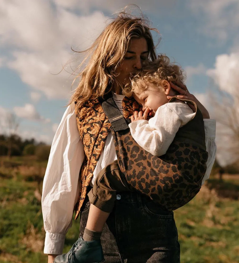 Bæreseler &Amp; Vikler-Wildride Bæresele - The Toddler Swing - Brown Leopard