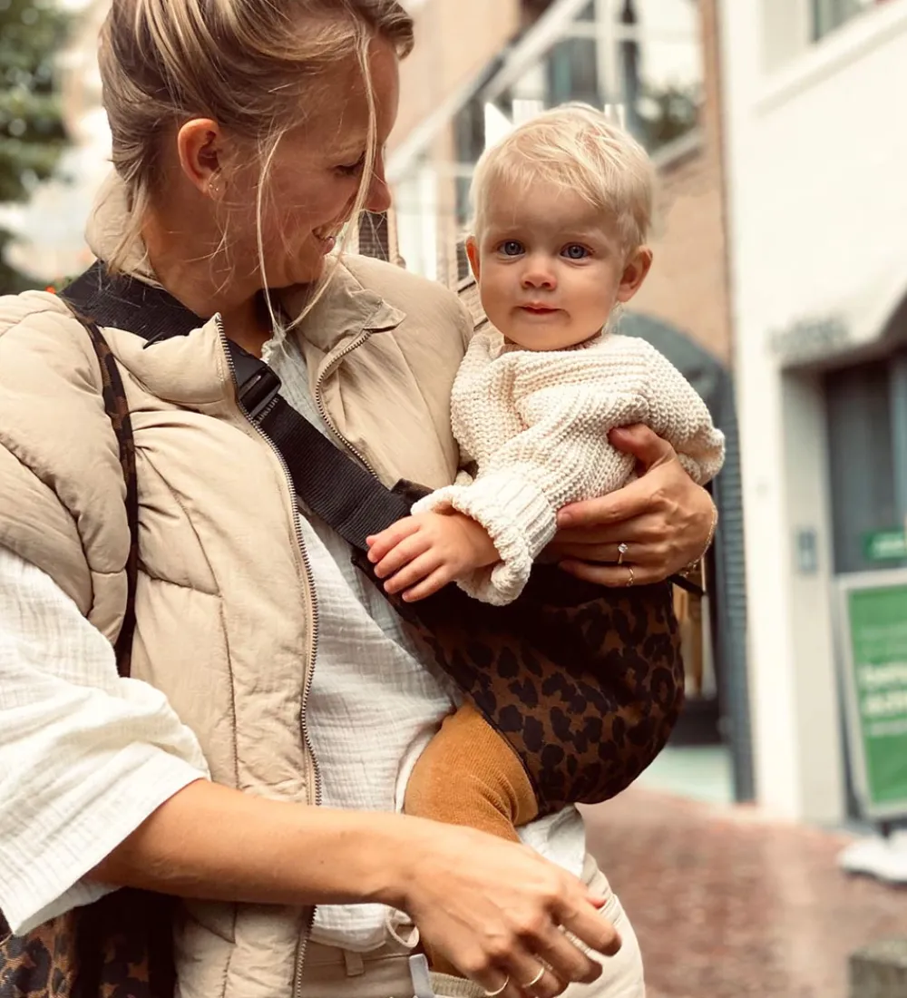 Bæreseler &Amp; Vikler-Wildride Bæresele - The Toddler Swing - Brown Leopard