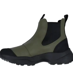 Woden Gummistøvler*Gummistøvler - Kort - Siri - Dark Olive/Black