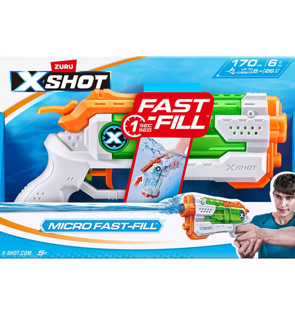 Vandleg-X-SHOT Vandpistol - Micro Fast-Fill - 170 ml