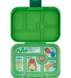 Skole|Madkasser-Yumbox Madkasse m. 6 Rum - Bento Original - Jurassic Green