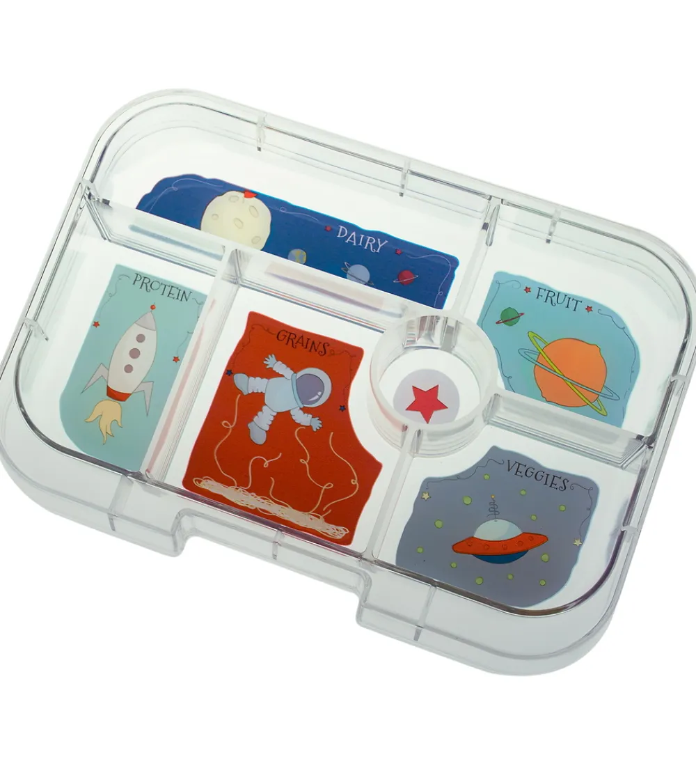 Skole|Madkasser-Yumbox Madkasse m. 6 Rum - Bento Original - Surf Blue