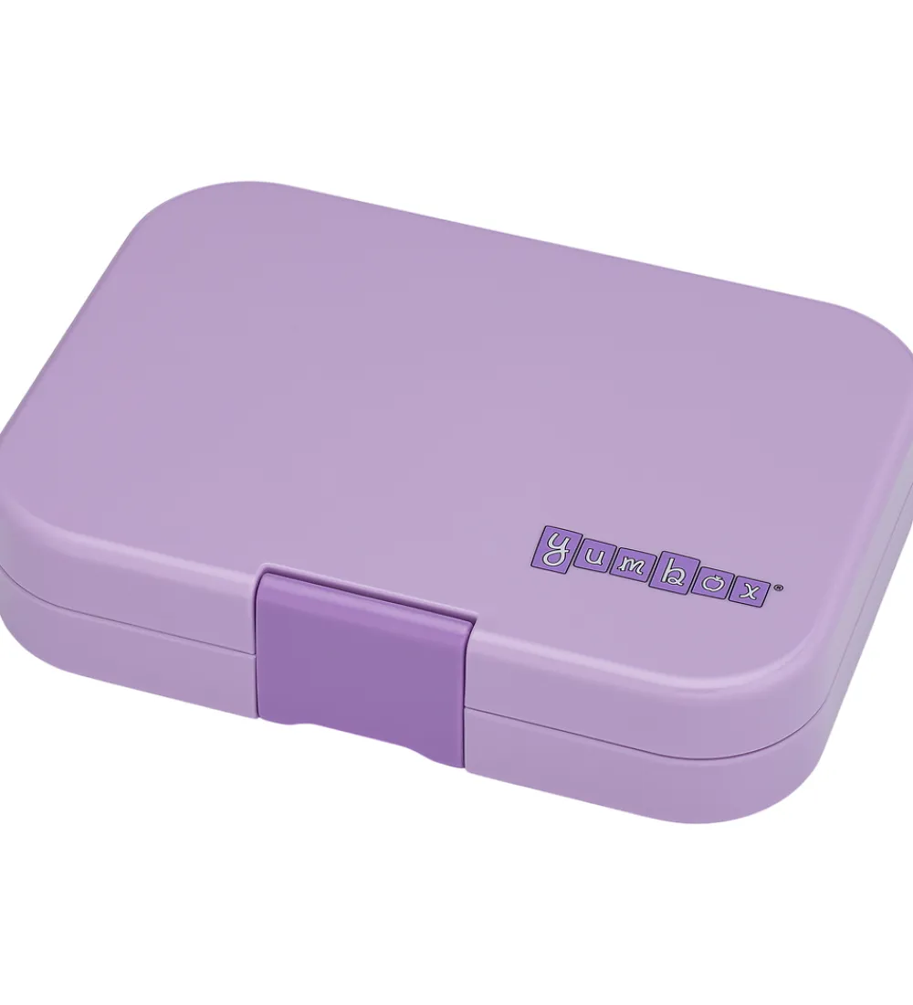 Skole|Madkasser-Yumbox Madkasse m. 4 Rum - Bento Panino - Lavande Purple