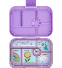 Skole|Madkasser-Yumbox Madkasse m. 6 Rum - Bento Original - Lavande purple