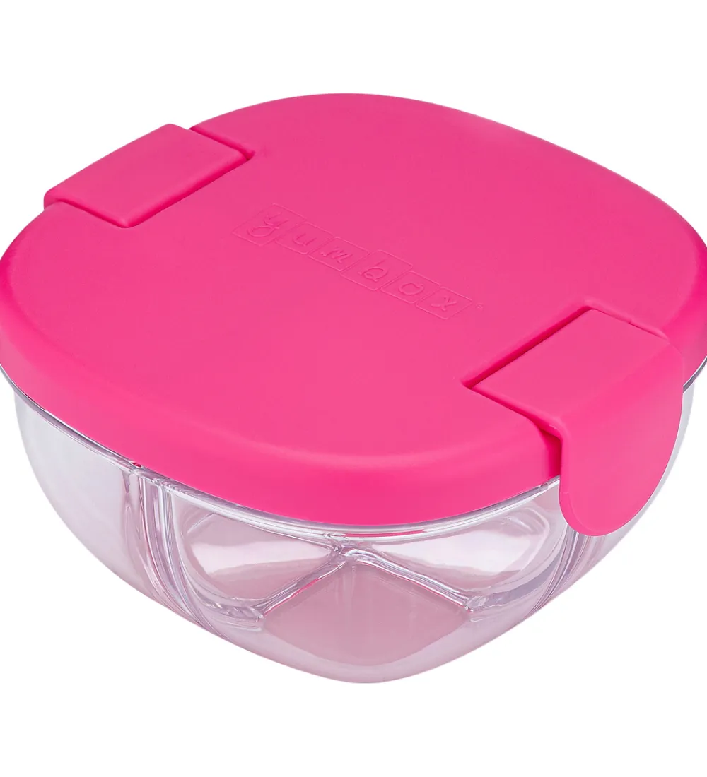 Yumbox Skole|Madkasser*Snack Bowl - 3 Rum - Raspberry Pink
