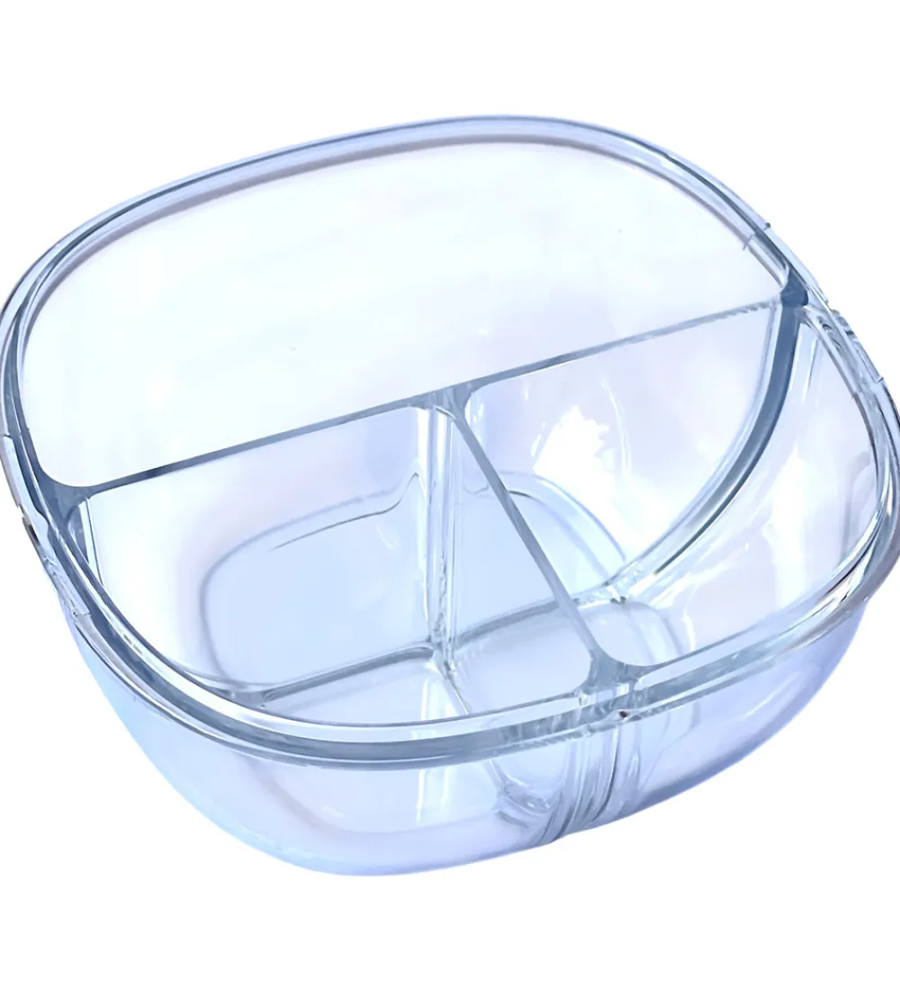 Skole|Madkasser-Yumbox Snack Bowl - 3 Rum - Navy Blue