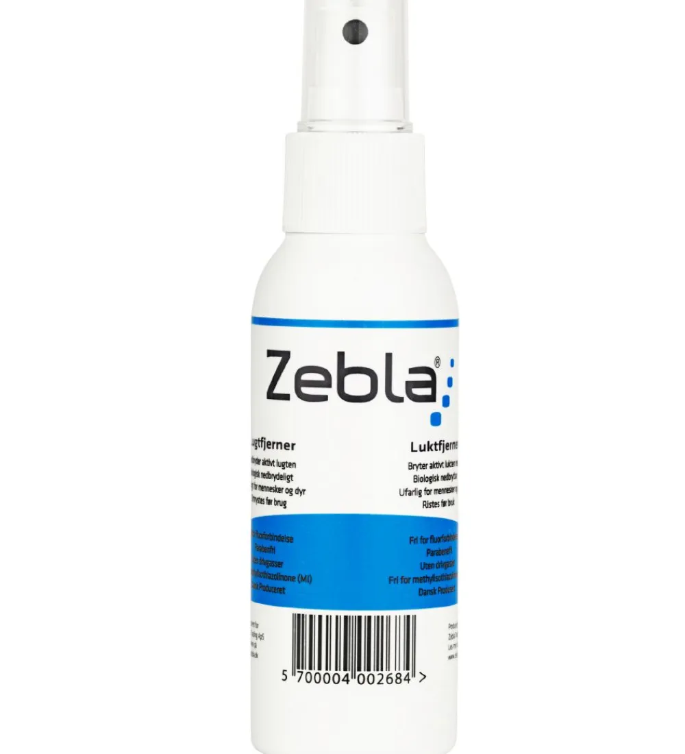 Plejeprodukter|Skoplejeprodukter-Zebla Lugtfjerner - 100 ml
